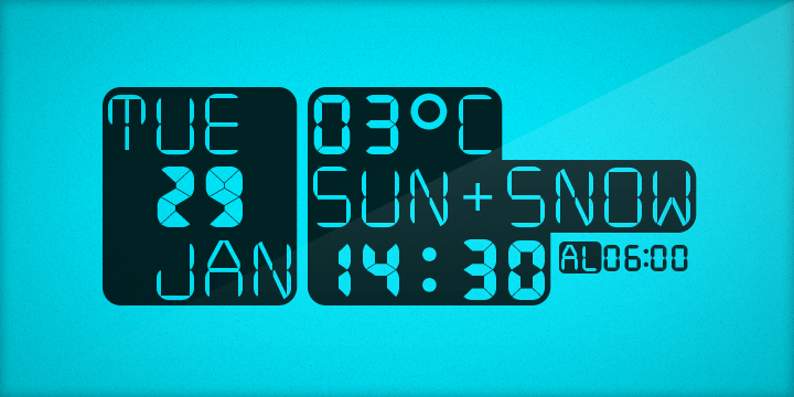 ION C Bold Font preview